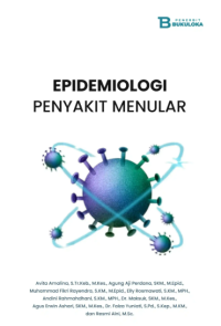 Image of Epidemiologi penyakit menular